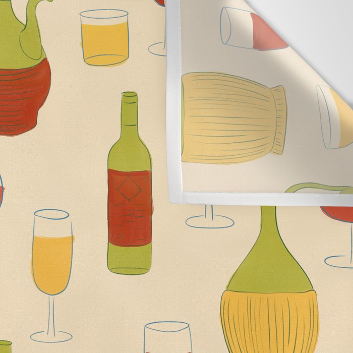 Italian Vino Wall Tapestry Gallery Image 3