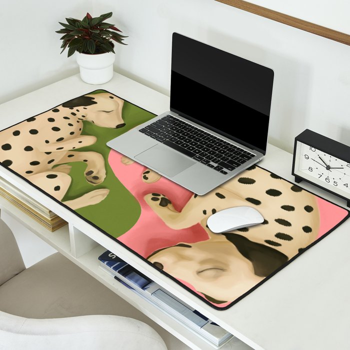 Yin and Yang Dalmatians Desk Mat Gallery Image 2