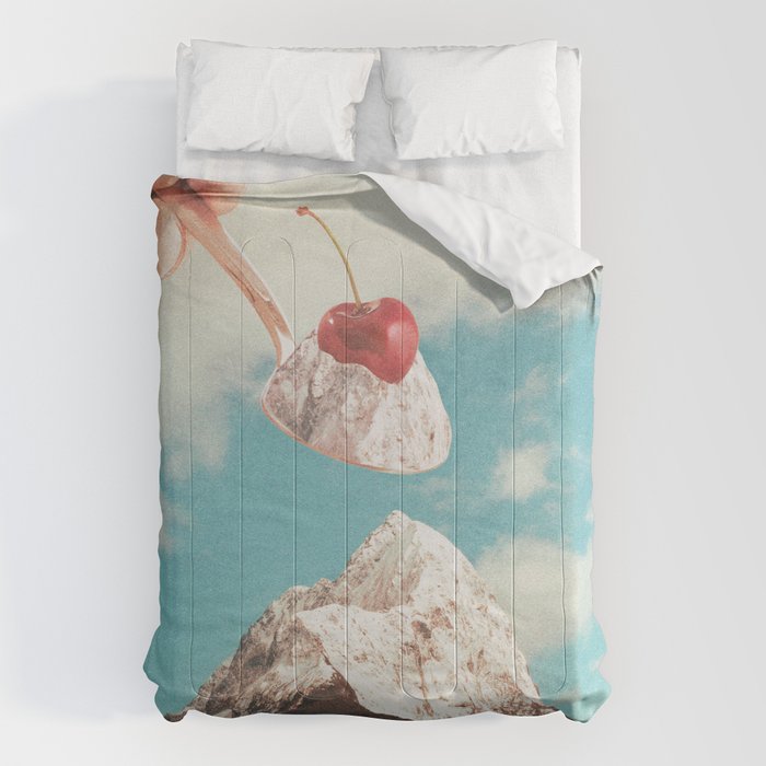 Sundae Summit II - Cherry Ice cream Mountain Peak Comforter Gallery Image 6