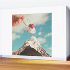 Sundae Summit II - Cherry Ice cream Mountain Peak Wall Mural Gallery Image 2