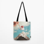 Sundae Summit II - Cherry Ice cream Mountain Peak Tote Bag Gallery Image 2