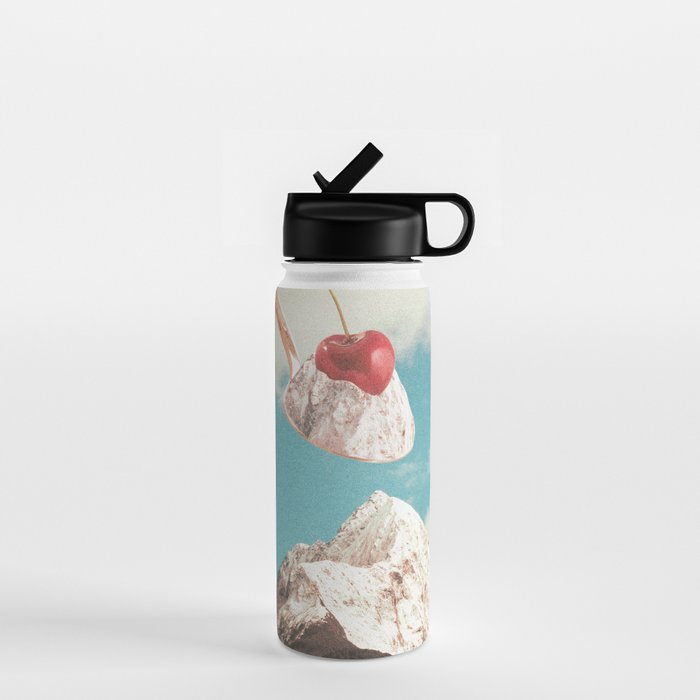 Sundae Summit II - Cherry Ice cream Mountain Peak Water Bottle Gallery Image 1