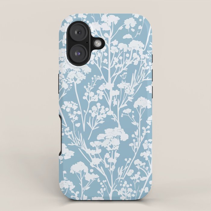 Sky Meadow Blue in Floral iPhone Case Gallery Image 1