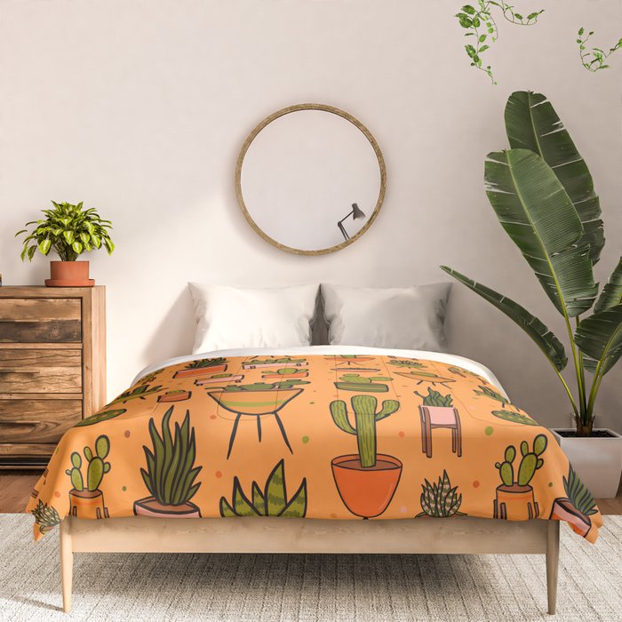 Modern Cactus Comforter Gallery Image 3