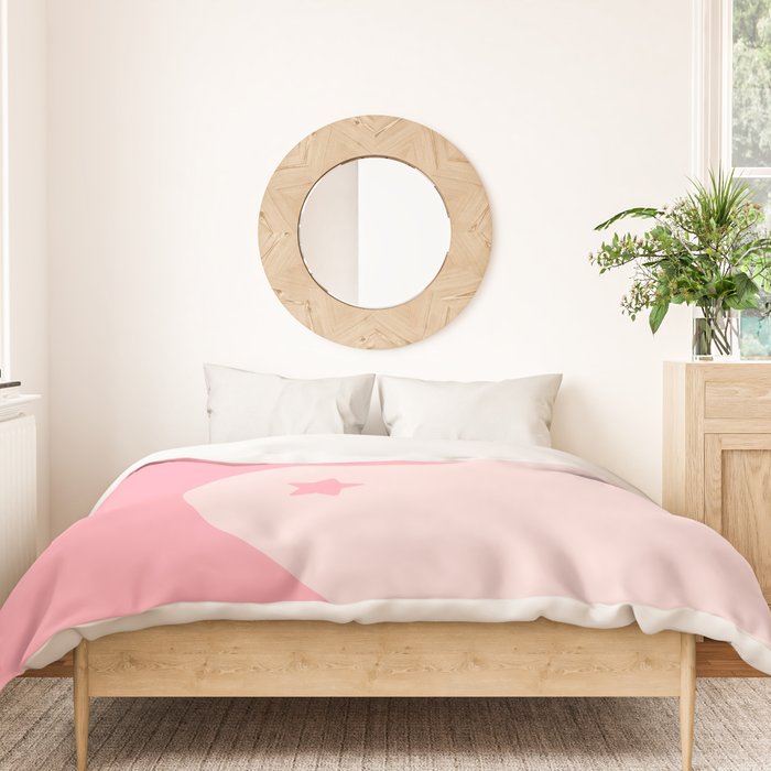 Pinkie Yin Yang Stars Duvet Cover Gallery Image 3