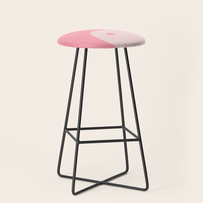 Pinkie Yin Yang Stars Stool Gallery Image 1