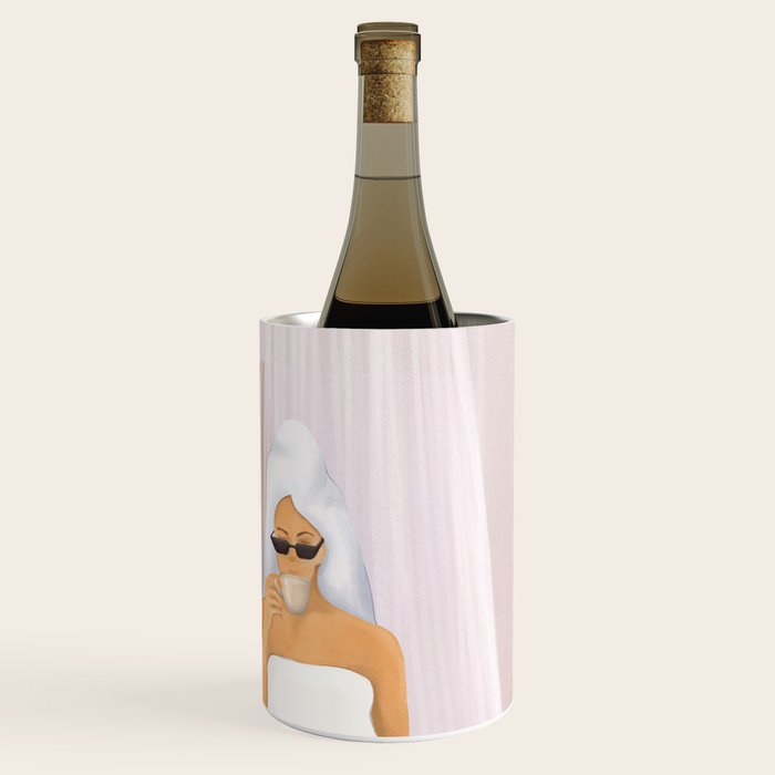 Morning with a friend Wine Chiller Gallery Image 3