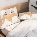 Morning with a friend Pillow Sham Gallery Image 2