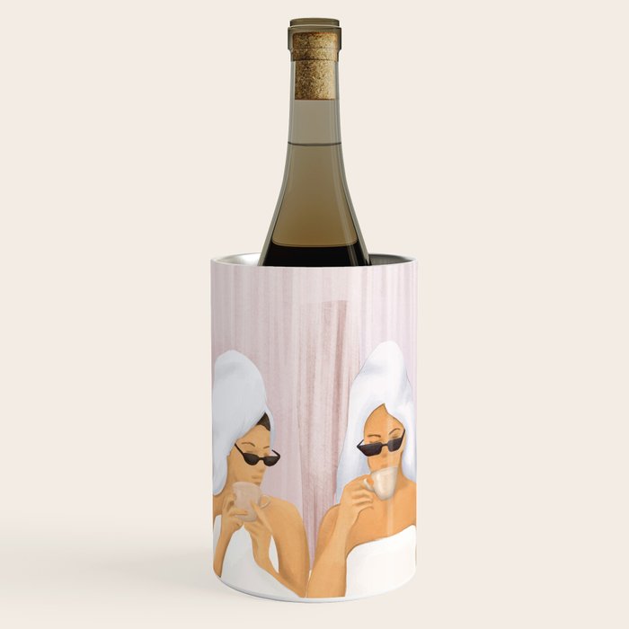 Morning with a friend Wine Chiller Gallery Image 1