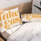 Take it Easy (Yellow Palette) Pillow Sham Gallery Image 2