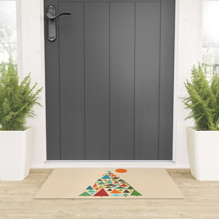 The house at the pine forest Welcome Mat Gallery Image 3