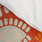 eyes pattern earthy fall Comforter Gallery Image 4