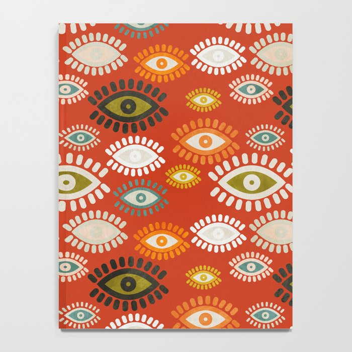 eyes pattern earthy fall Notebook Gallery Image 4