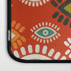 eyes pattern earthy fall Laptop Sleeve Gallery Image 3