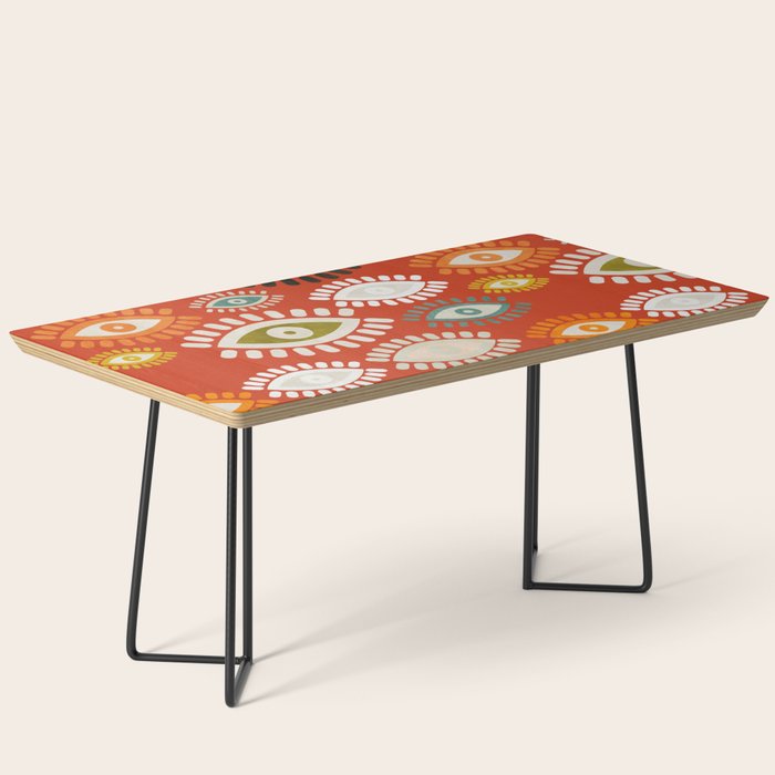 eyes pattern earthy fall Coffee Table Gallery Image 1