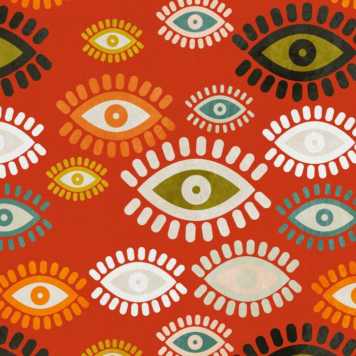 eyes pattern earthy fall Coffee Mug Gallery Image 2