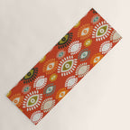 eyes pattern earthy fall Yoga Mat Gallery Image 1