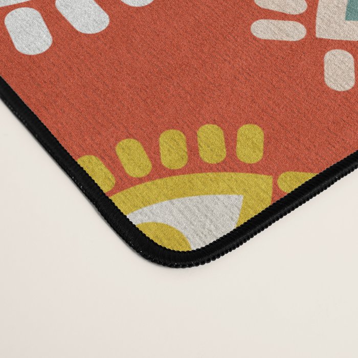 eyes pattern earthy fall Desk Mat Gallery Image 4