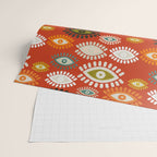 eyes pattern earthy fall Wrapping Paper Gallery Image 2