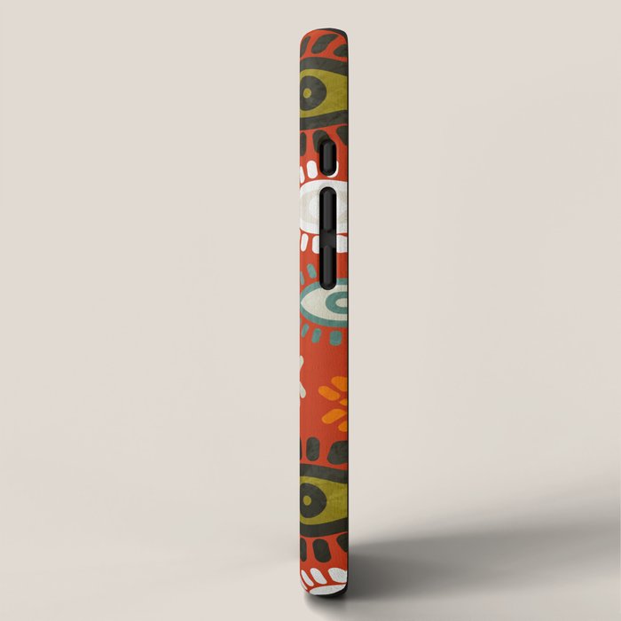 eyes pattern earthy fall iPhone Case Gallery Image 2