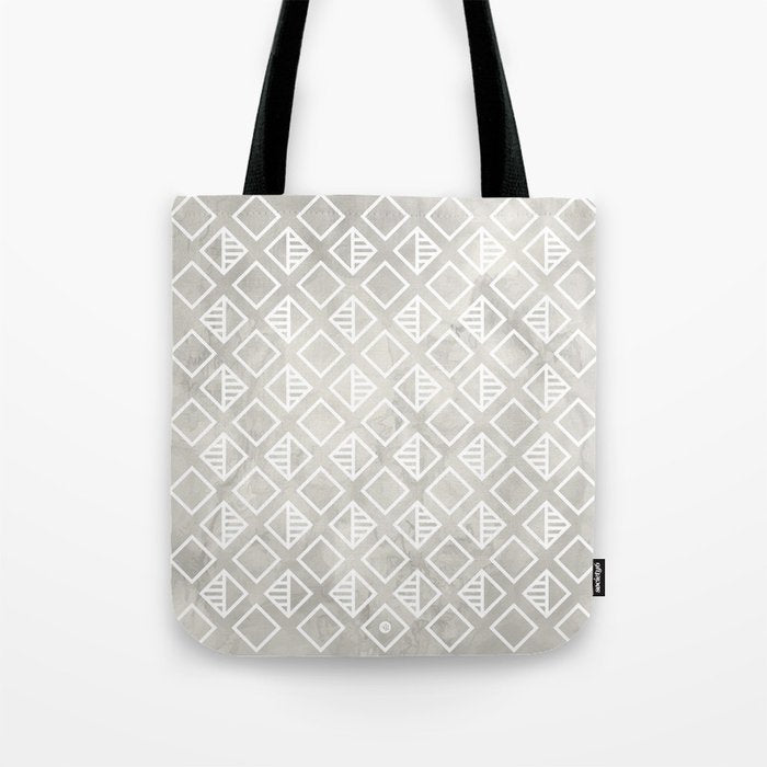 Marble with rhombus Tote Bag Gallery Image 1