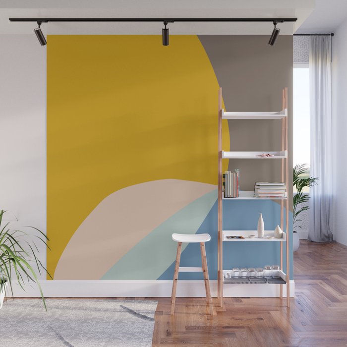 Organic Overlap Wall Mural Gallery Image 1