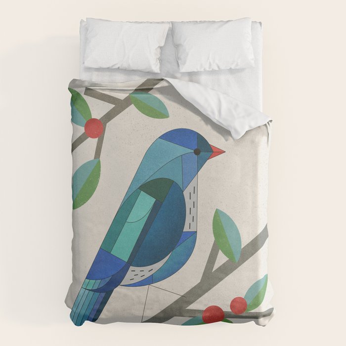 Blue Bird Duvet Cover Gallery Image 6