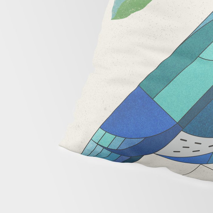 Blue Bird Pillow Sham Gallery Image 4