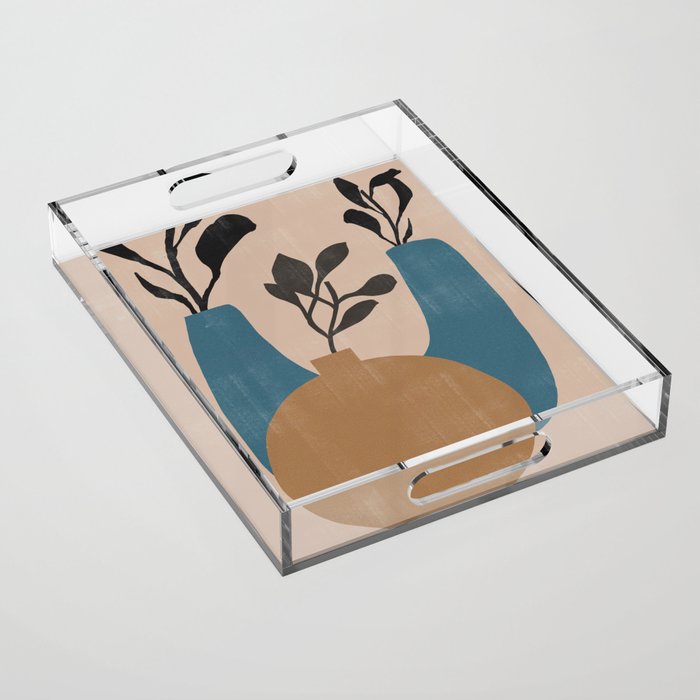 Minimal Vases No.2 Acrylic Tray Gallery Image 1