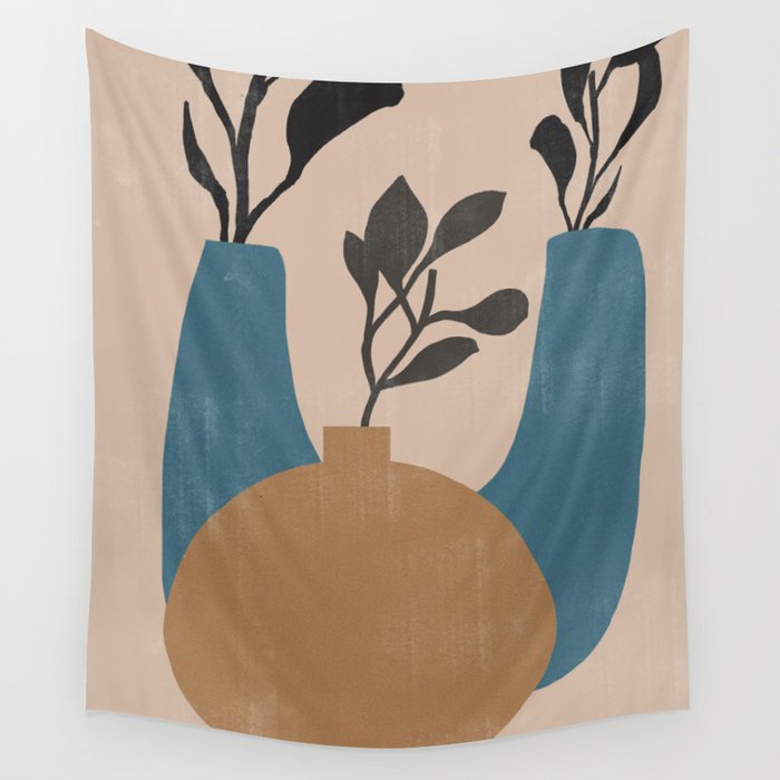 Minimal Vases No.2 Wall Tapestry Gallery Image 4