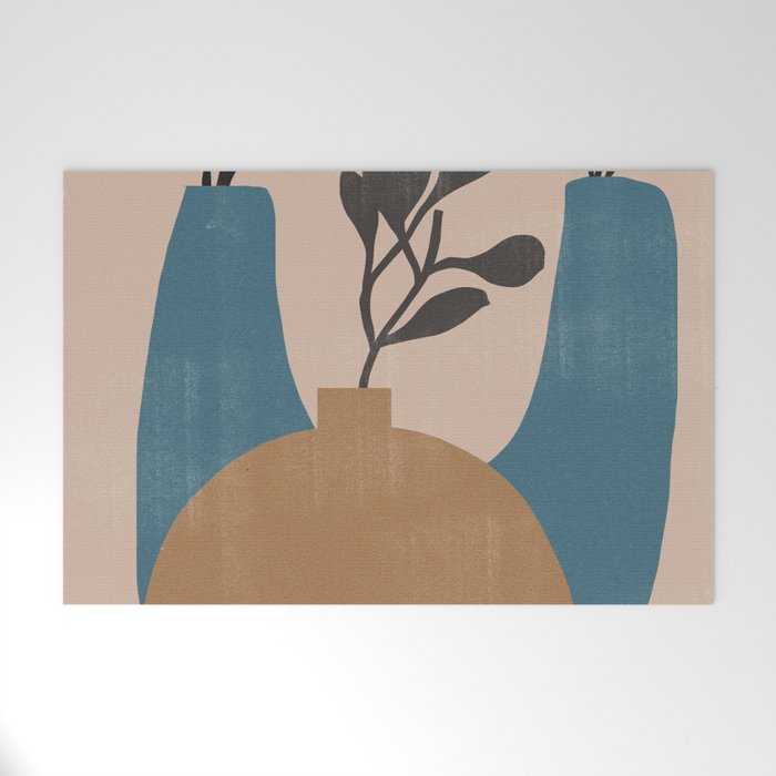 Minimal Vases No.2 Welcome Mat Gallery Image 1