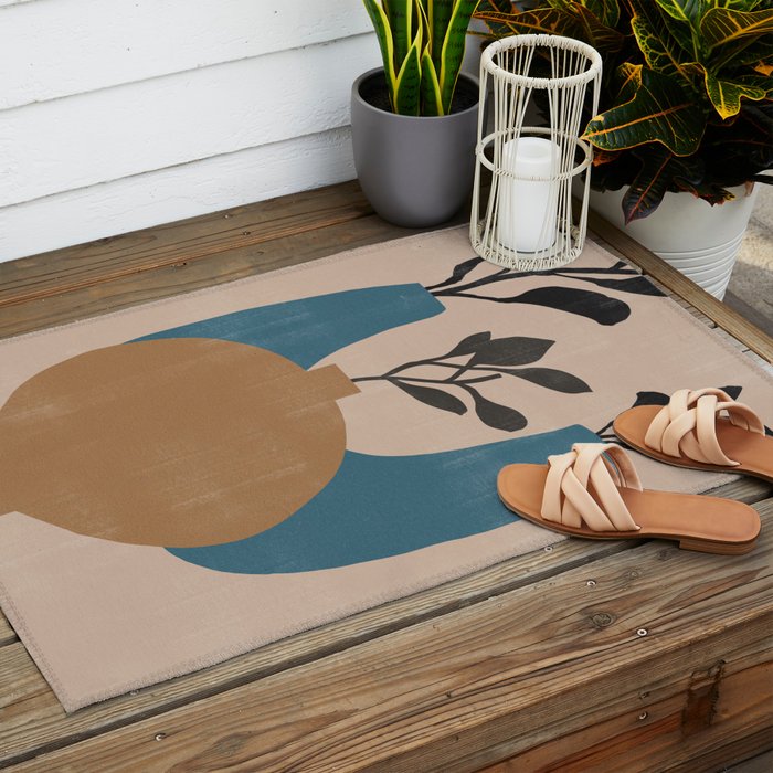 Minimal Vases No.2 Outdoor Rug Gallery Image 2