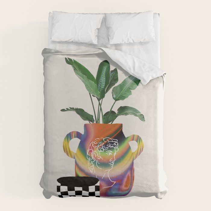 A house plant / Still life Duvet Cover Gallery Image 6
