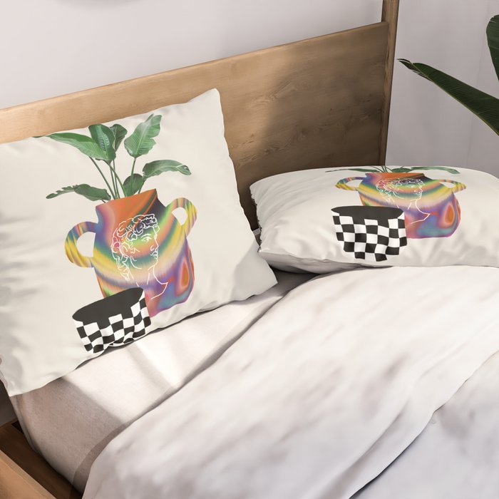 A house plant / Still life Pillow Sham Gallery Image 2