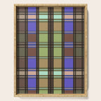 Fusion Colorful Toned Grids Serving Tray Gallery Image 1