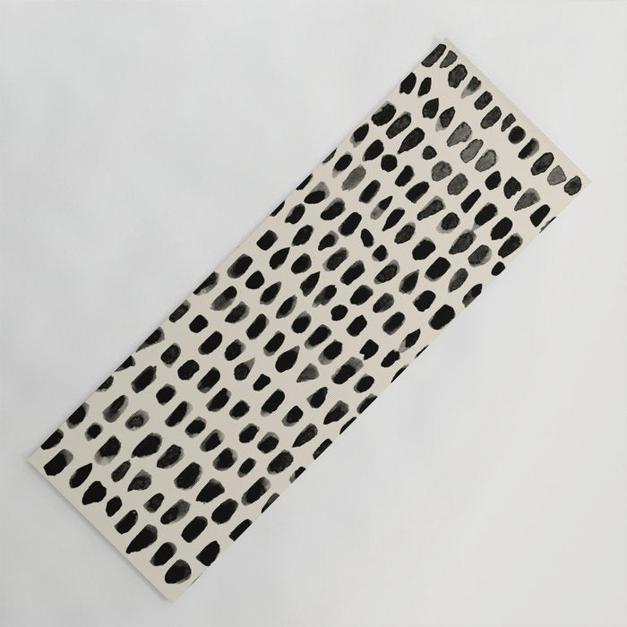 Dots (Beige) Yoga Mat Gallery Image 1