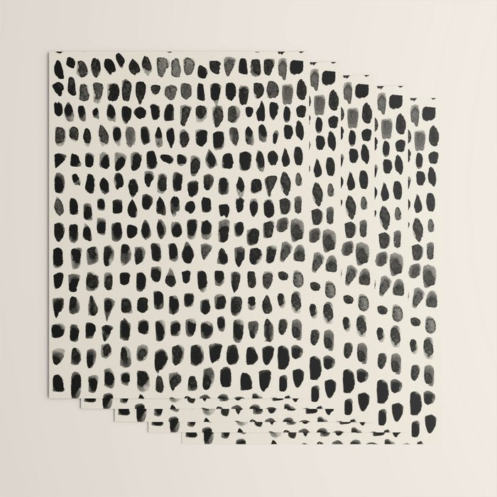 Dots (Beige) Wrapping Paper Gallery Image 3