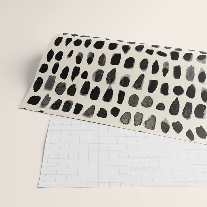 Dots (Beige) Wrapping Paper Gallery Image 2