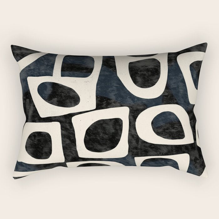 Shadowed Forms Rectangular Pillow Gallery Image 2