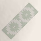 Southwestern Minimalism - Neutral Sage Green Yoga Mat Gallery Image 1