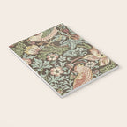 William Morris Vintage Strawberry Thief Chocolate Brown Slate Notebook Gallery Image 3