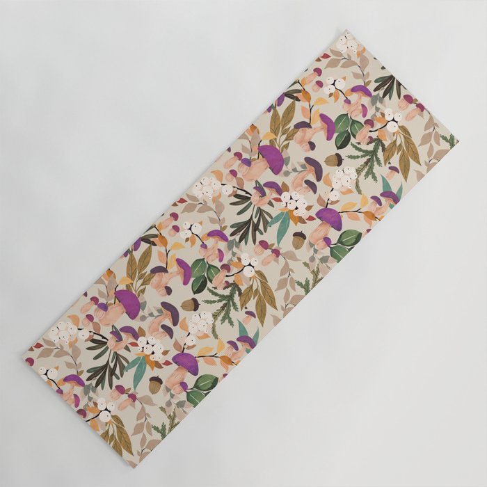 Magic mushroom forest H Yoga Mat Gallery Image 1