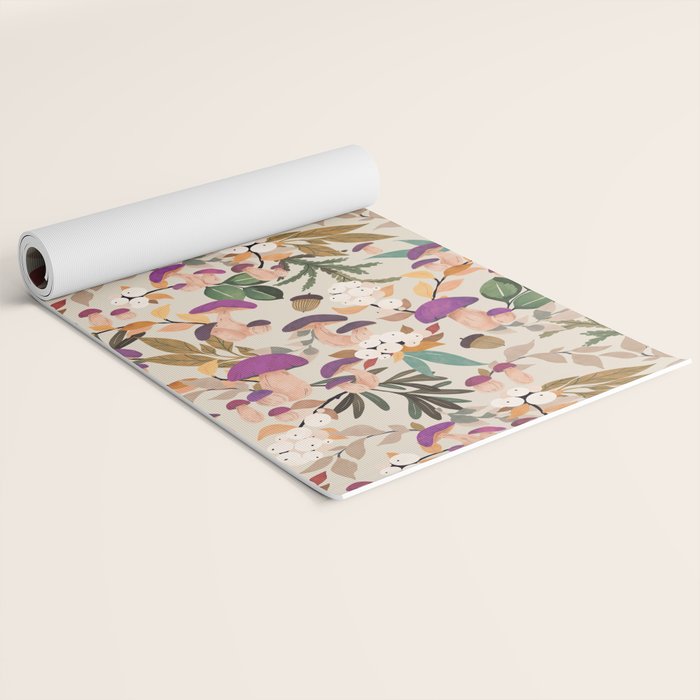 Magic mushroom forest H Yoga Mat Gallery Image 2