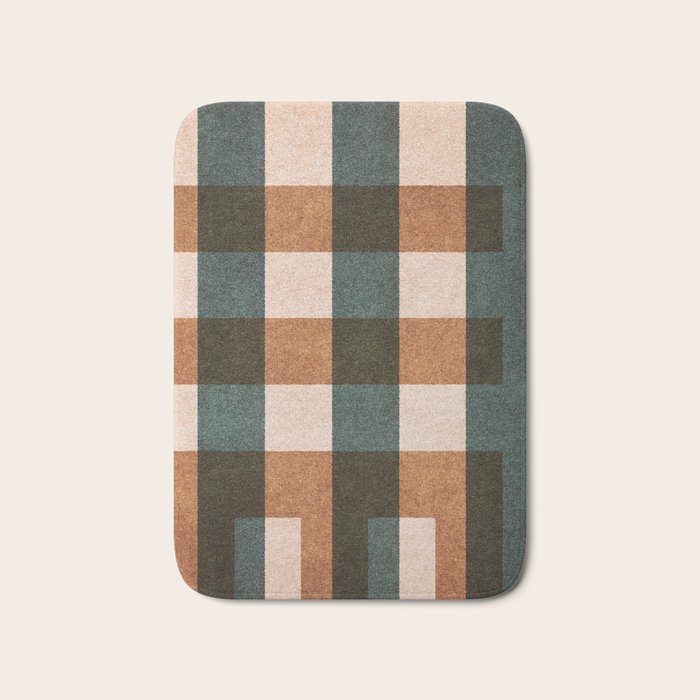 ABSTRACT ALPHABET / Decorative I Bath Mat Gallery Image 1