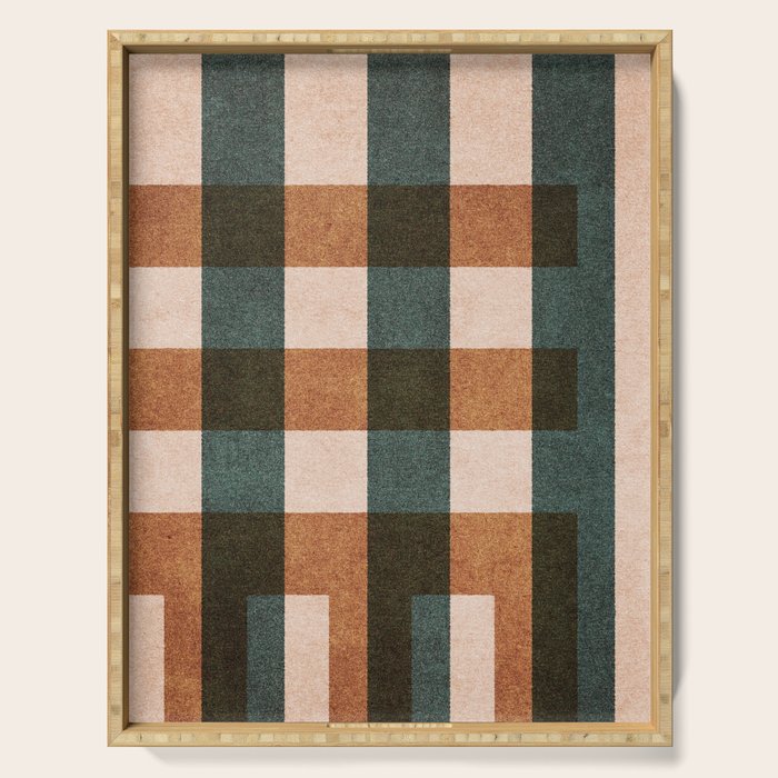 ABSTRACT ALPHABET / Decorative I Serving Tray Gallery Image 1