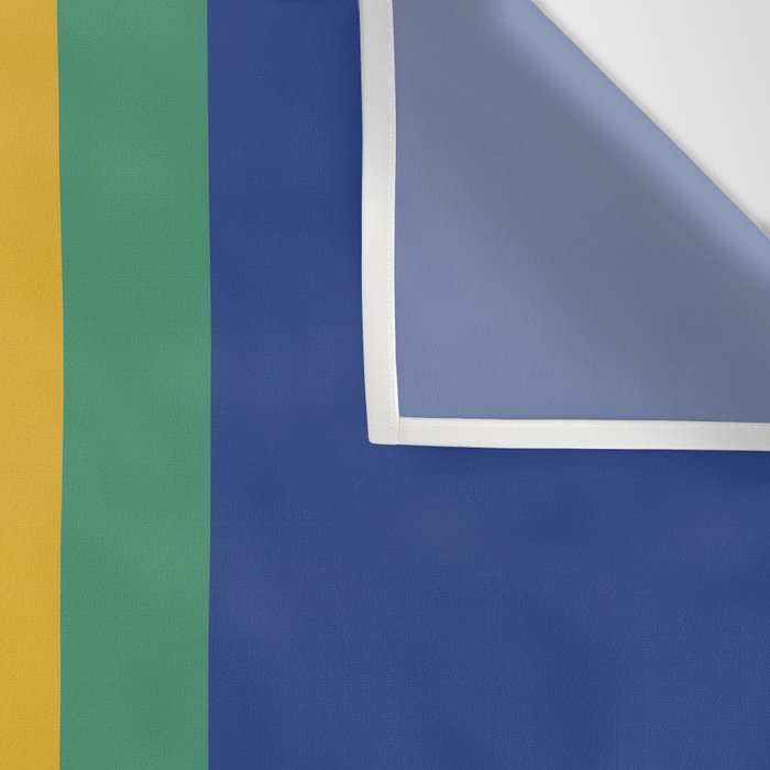Retro Stripes - blue Wall Tapestry Gallery Image 3