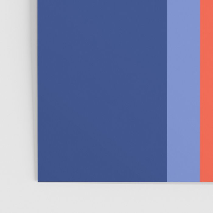 Retro Stripes - blue Poster Gallery Image 3