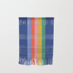Retro Stripes - blue Wall Hanging Gallery Image 1