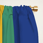 Retro Stripes - blue Window Curtain Gallery Image 2