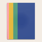 Retro Stripes - blue Notebook Gallery Image 4